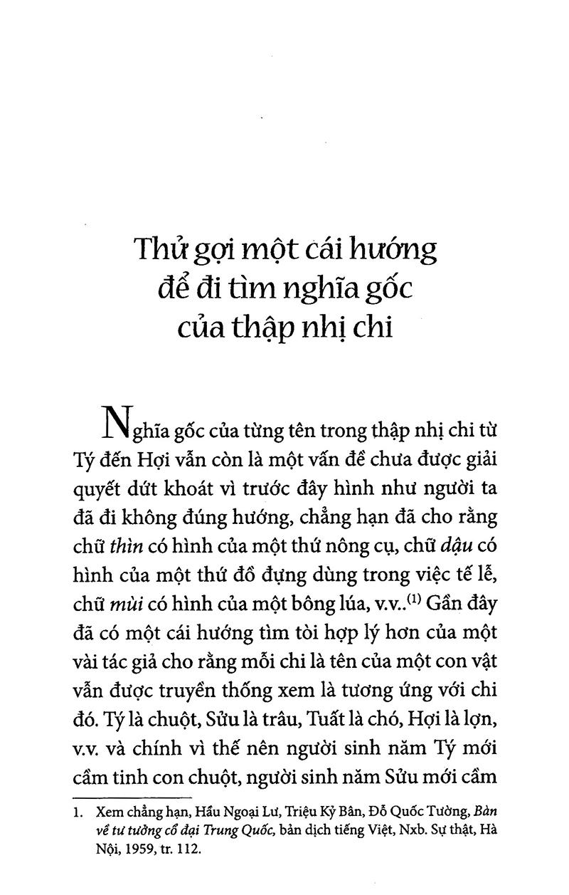 Từ Thập Nhị Chi Đến 12 Con Giáp