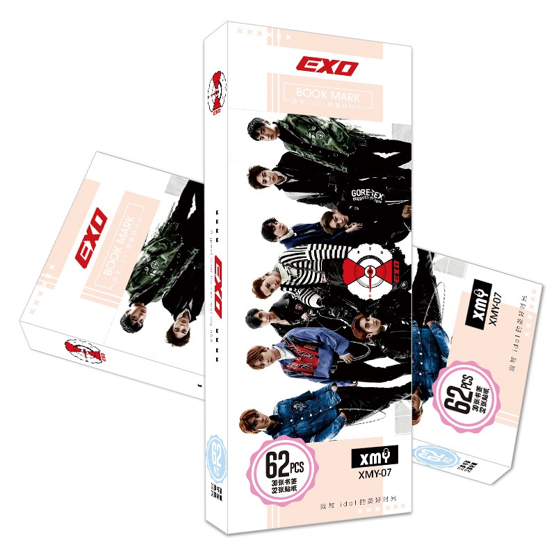 Bookmark EXO 62pcs mới