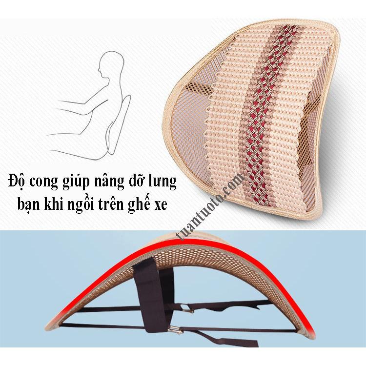 Tấm lưới tựa lưng ô tô