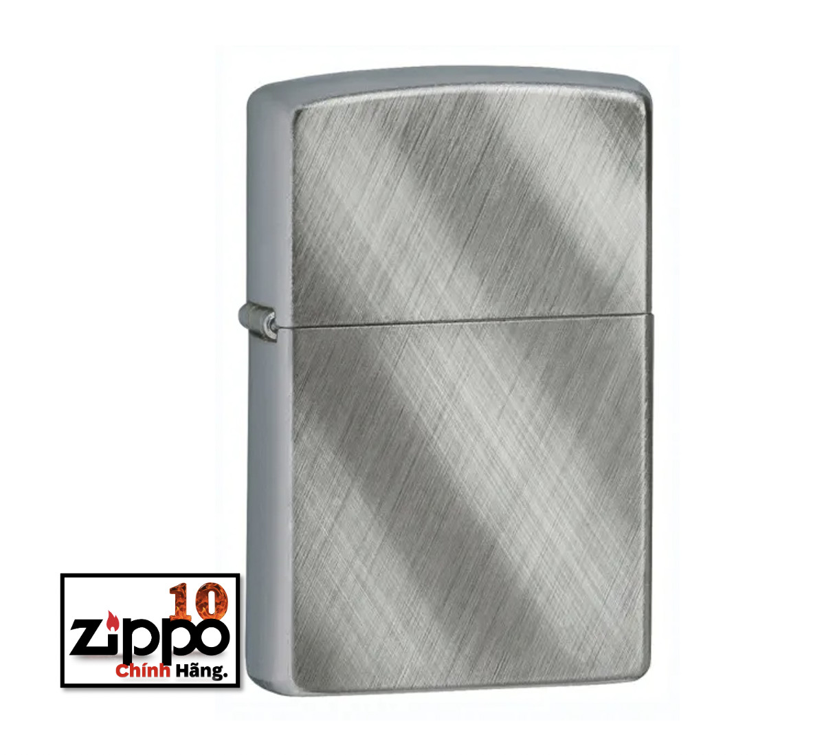 Bật lửa Zippo 28182 Classic Diagonal Weave - Chính hãng 100%