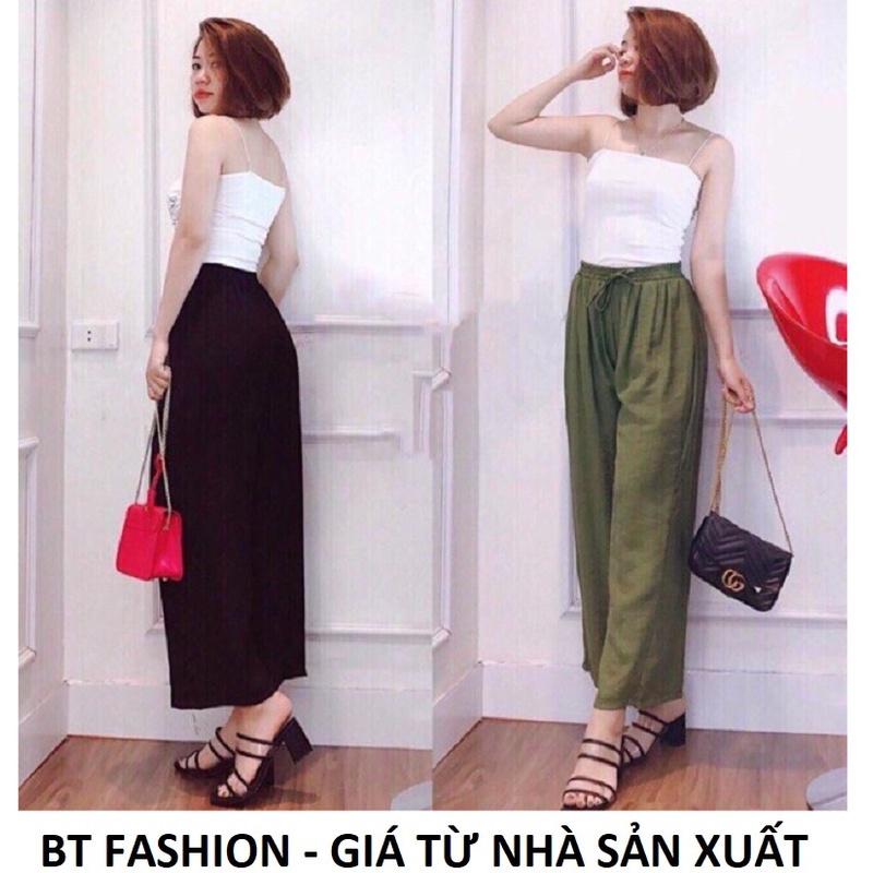 Quần Dài Đũi Không Nhăn - Ống Rộng Thời Trang Mới BT Fashion (QD01) + Hình Thật