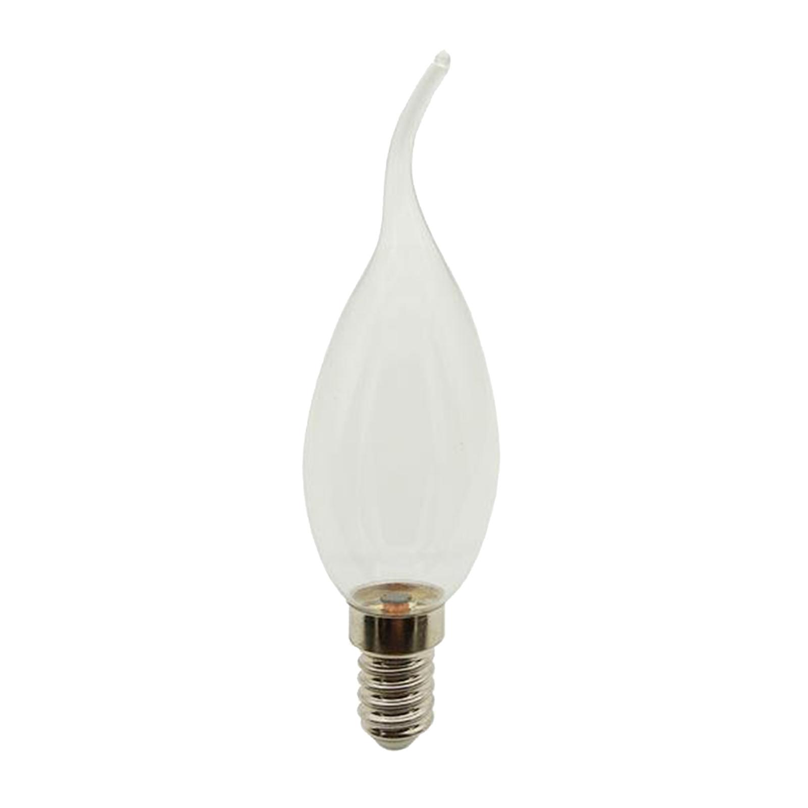 E14 LED Bulb 0.7W Dipped Candle Light Bulb Chandelier Bulb 3000K Warm White