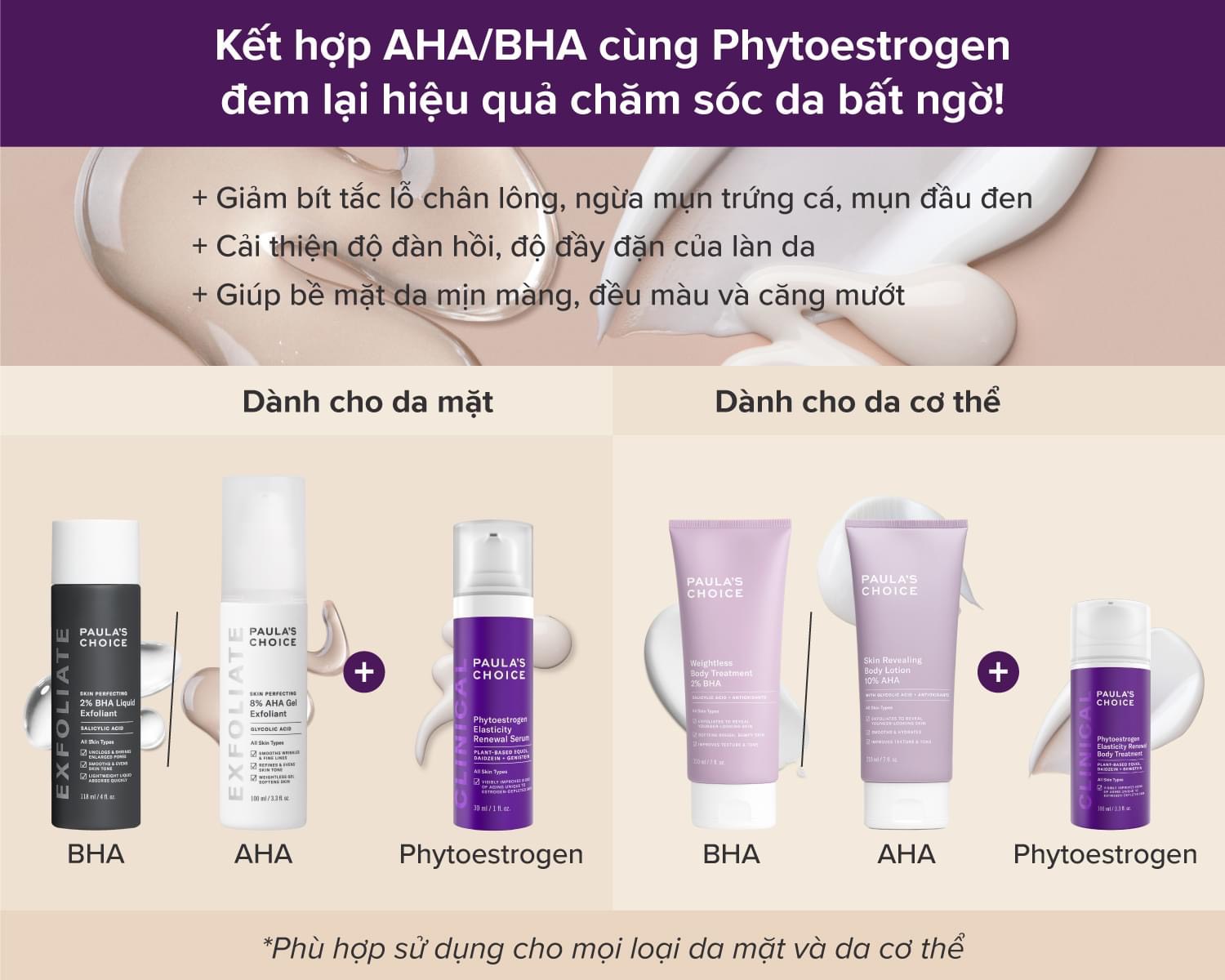 [PAULA'S CHOICE] Tinh Chất Dưỡng Thể Giúp Trẻ Hoá &amp; Săn Chắc Làn Da Clinical Phytoestrogen Elasticity 100ml (Mã 3220)