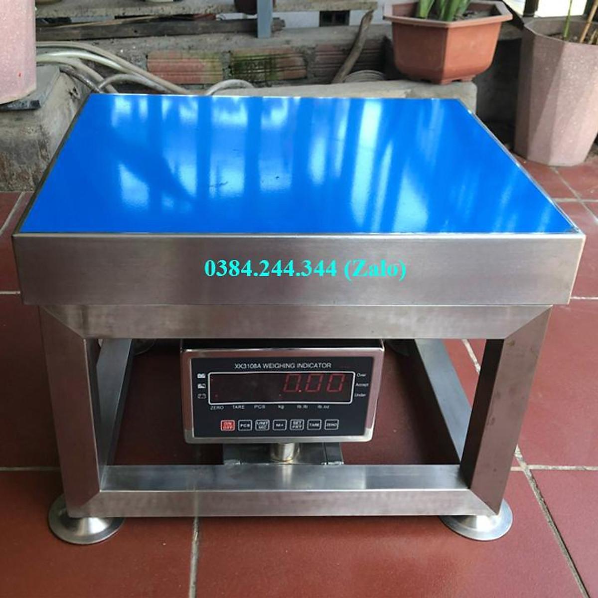 Cân ghế inox chống nước điện tử Citizens XK3108A, Mức cân 200kg, độ chia 0.05kg, Bàn cân kích thước 40x50cm