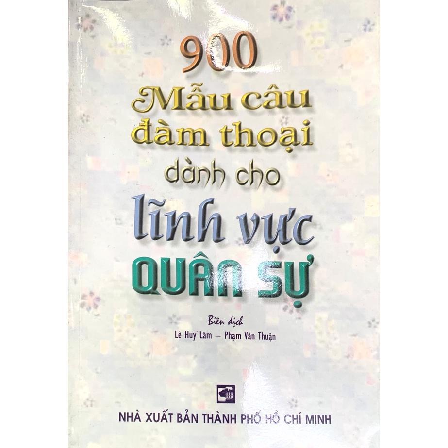Sách - 900 Mẫu Câu Đàm Thoại Dành Cho Lĩnh Vực Quân Sự - Nhân Trí Việt - ảnh 2