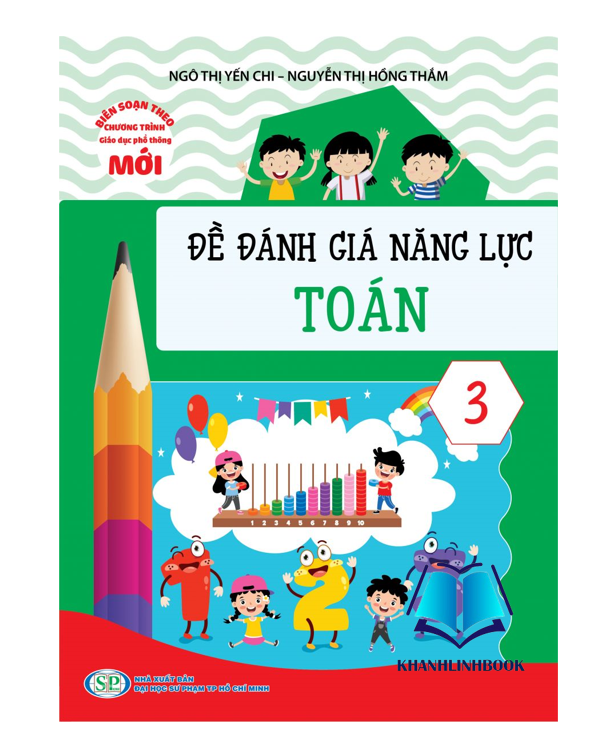 Sách - Combo Đề Đánh giá năng lực Toán + Tiếng Việt + Tiếng Anh 3