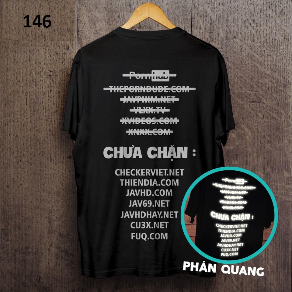 Áo thun Unisex phản quang Có size tay lỡ