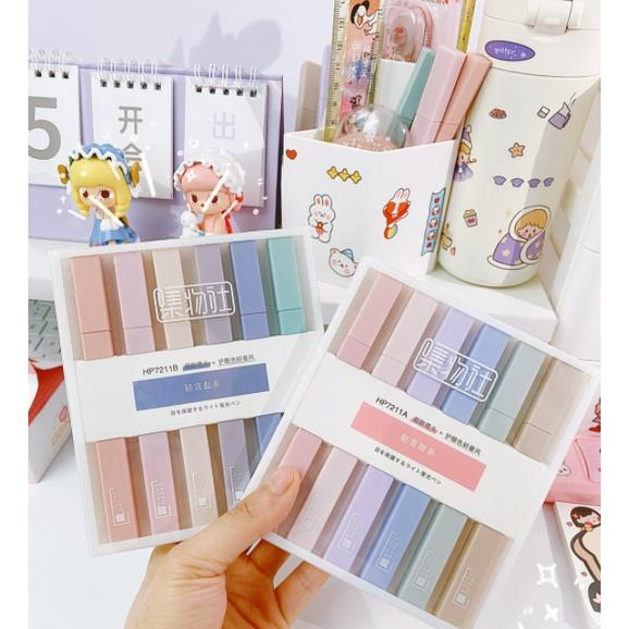 Bút đánh dấu, Bút Highlight Pastel,bút hình dạ quang siêu xinh siêu tiện lợi