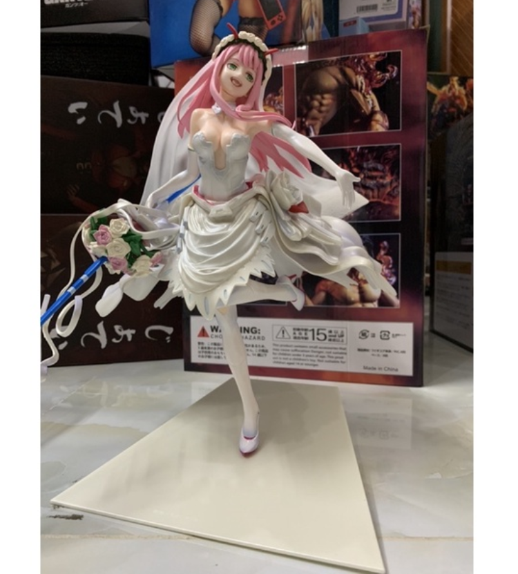 Mô hình anime nữ cô dâu Darling zero two áo cưới - Figure zero two 2