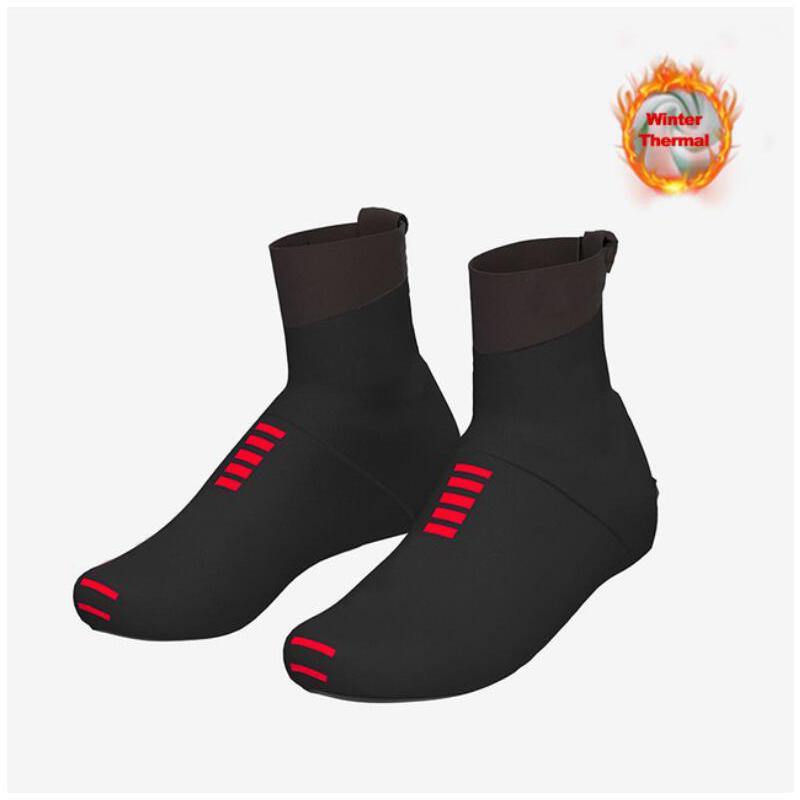 Mới mùa đông ấm áp Lông cừu Giày xe đạp che phủ thể thao dành cho nam Color: Shoe cover 8 Size: S