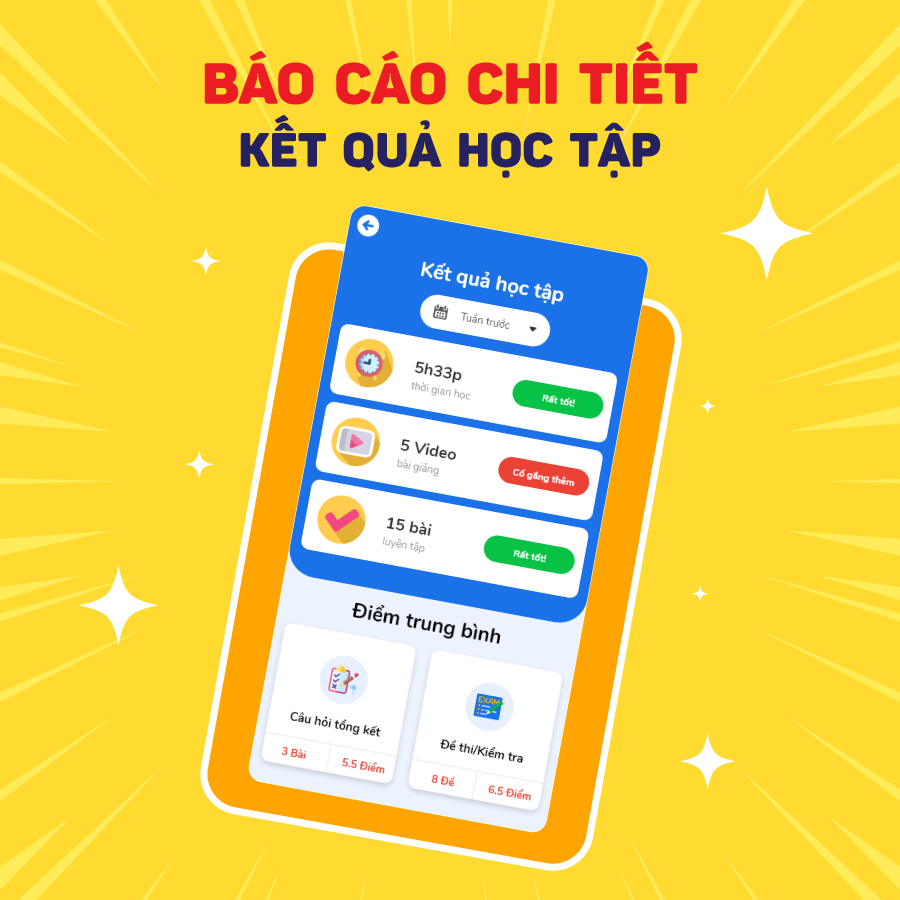 App HOC247 Kids 1 Tháng - Nền tảng học Online Tiểu Học - Toán, Tiếng Việt, Tiếng Anh & STEAM