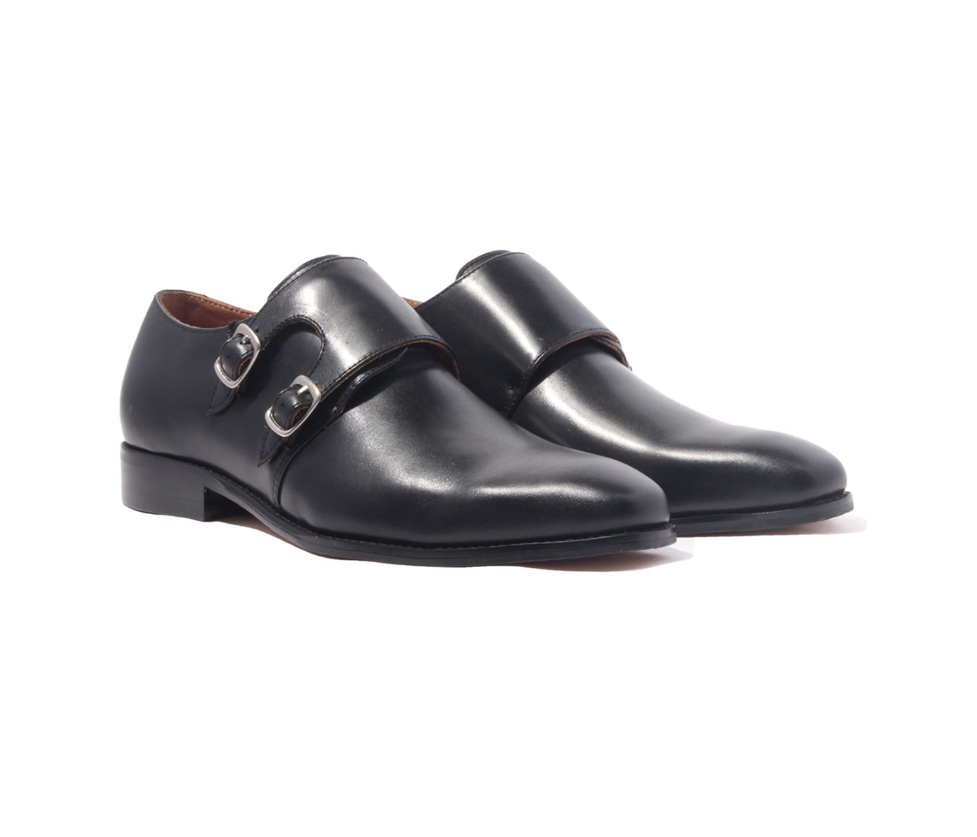 Giày Tây Nam Monkstrap BANULI H1DS2M0 - Da Bò Mộc Siêu Mềm, Đế Khâu Blake Siêu Nhẹ Siêu Êm