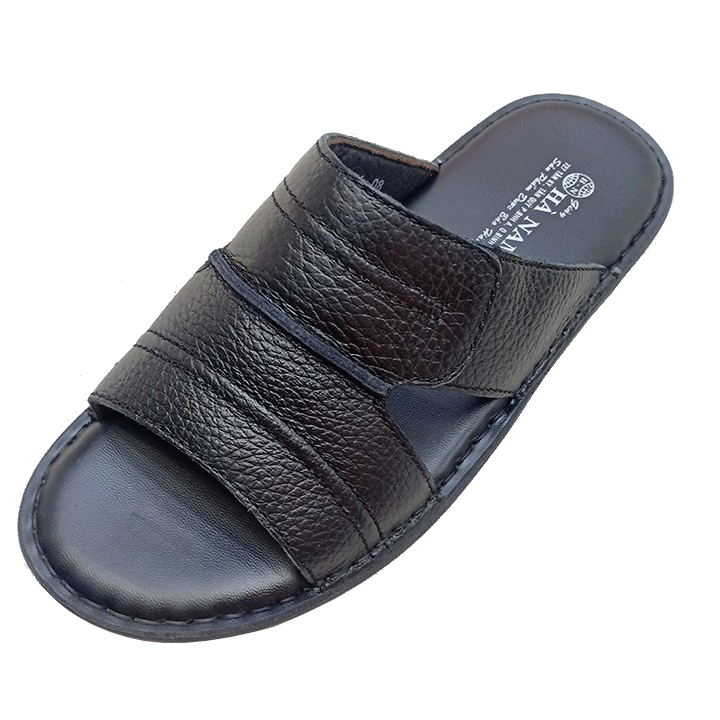 Dép Nam Quai Ngang Da Bò Thật TiTi ĐÔ Cao Cấp DN249d