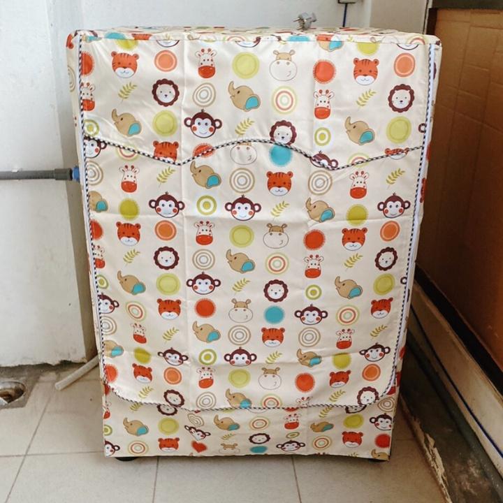 Áo Trùm Vỏ Boc Máy Giặt Cửa Ngang Siêu Bền Vải Bạt Cao Cấp Loại Dày Chống Thấm Nước
