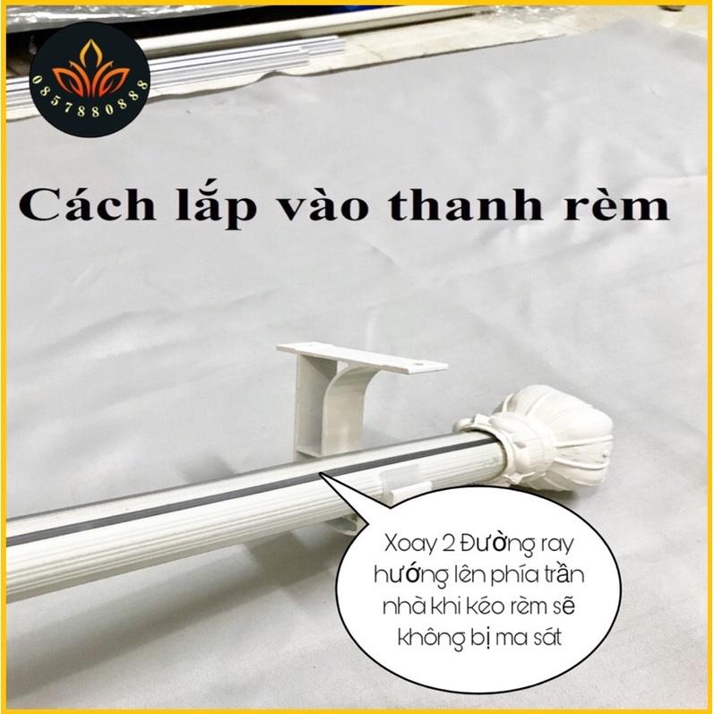 Thanh treo rèm Phi 32 LOẠI 1 , khung rèm đầy đủ phụ kiện