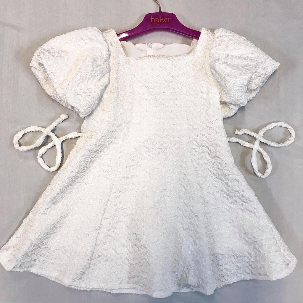 Váy công chúa cho bé, váy bồng tay họa tiết dễ thương