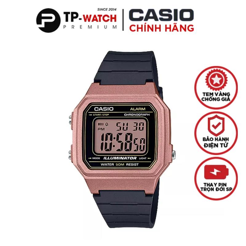 Đồng Hồ Unisex Dây Nhựa Casio Standard W-217HM-5A Chính Hãng | W-217HM-5AVDF