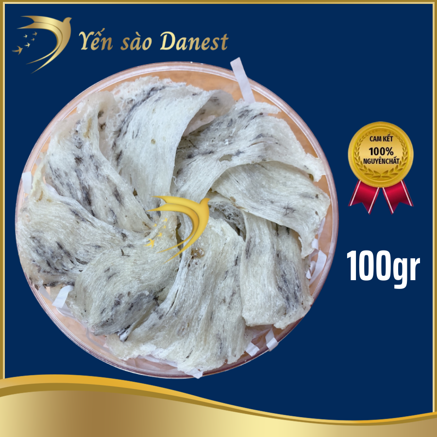 Yến thô tổ góc hộp 100gr- Yến sào cao cấp Đỗ Thị Toán - Giá thành rẻ - Giá trị dinh dưỡng trong yên cao - Ăn yến giúp sạch phổi