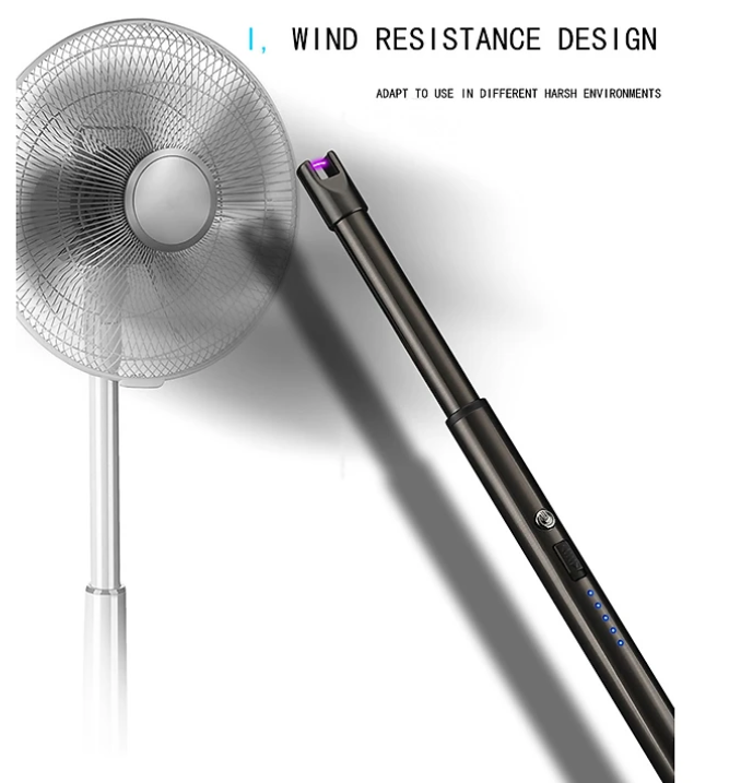 Cây mồi bếp ga sạc điện usb thay thế bật lửa chống gió an toàn bằng phóng tia plasma