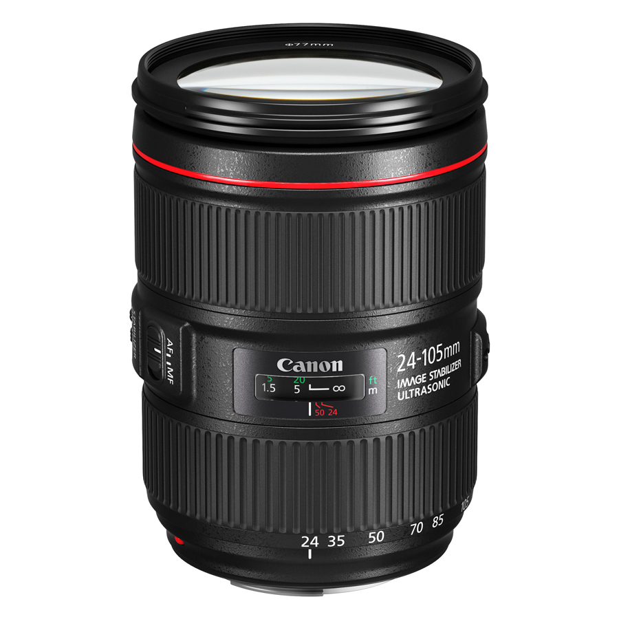 Ống Kính Canon 24-105mm f/4 L IS II (Hàng Nhập Khẩu) - Tặng Tấm Da Cừu Lau Ống Kính