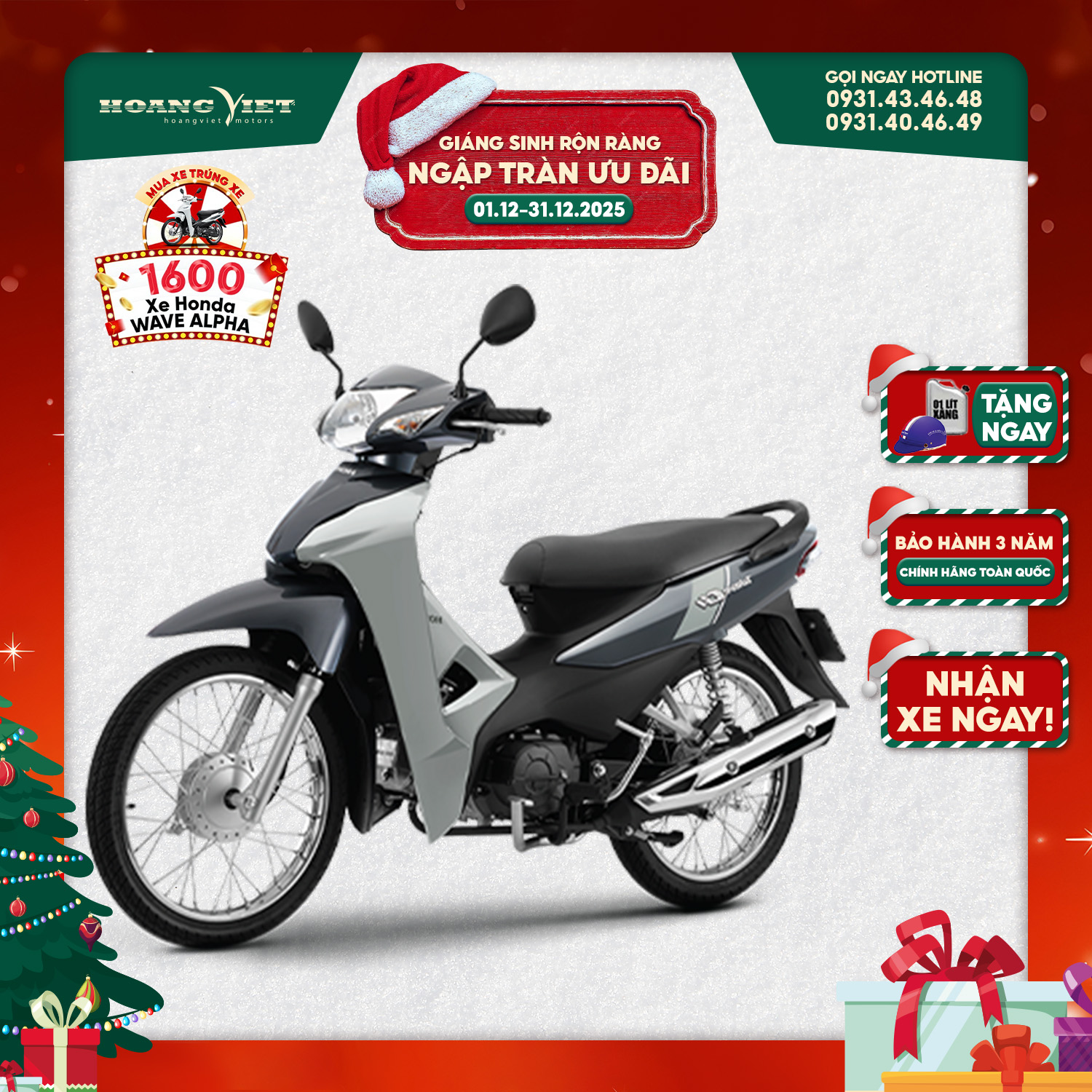 Xe Máy Honda Wave Alpha 2025 - Phiên Bản Cổ Điển