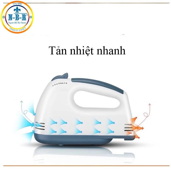 Máy Đánh Trứng Cầm Tay Mini Cao Cấp Với 7 Tốc Độ Cực Mạnh - Hoạt Động Êm Ái