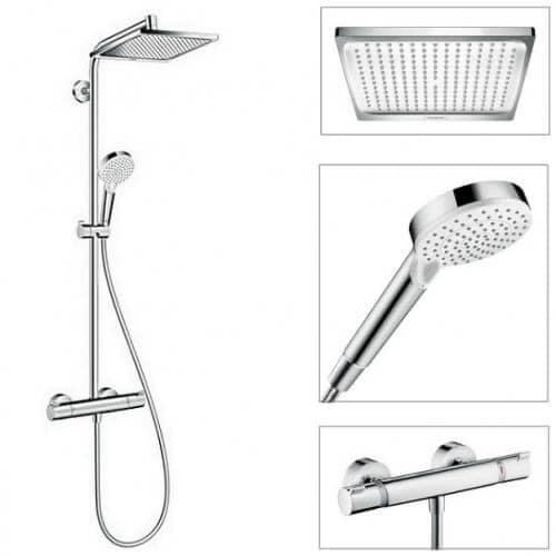 Sen Cây Hansgrohe 27271000 2in1 Bát Vuông, Made in Germany