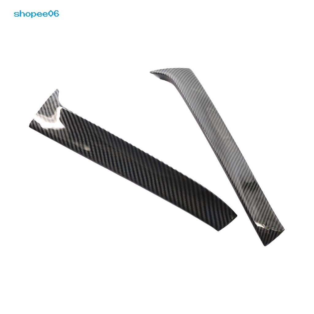 1 Cặp Cánh Gió Gắn Cửa Sổ Sau Xe Hơi Bằng Sợi Carbon Bền Bỉ Cho VW Golf 7 Station Wago 14-17