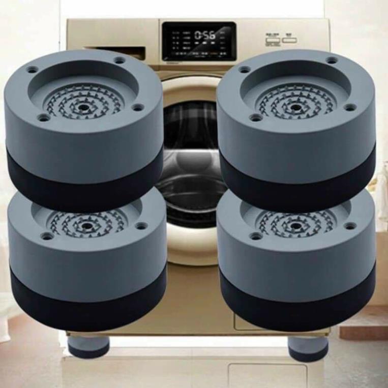 Bộ 4 Đế Kê Máy Giặt Tủ Lạnh Silicon Chống Rung