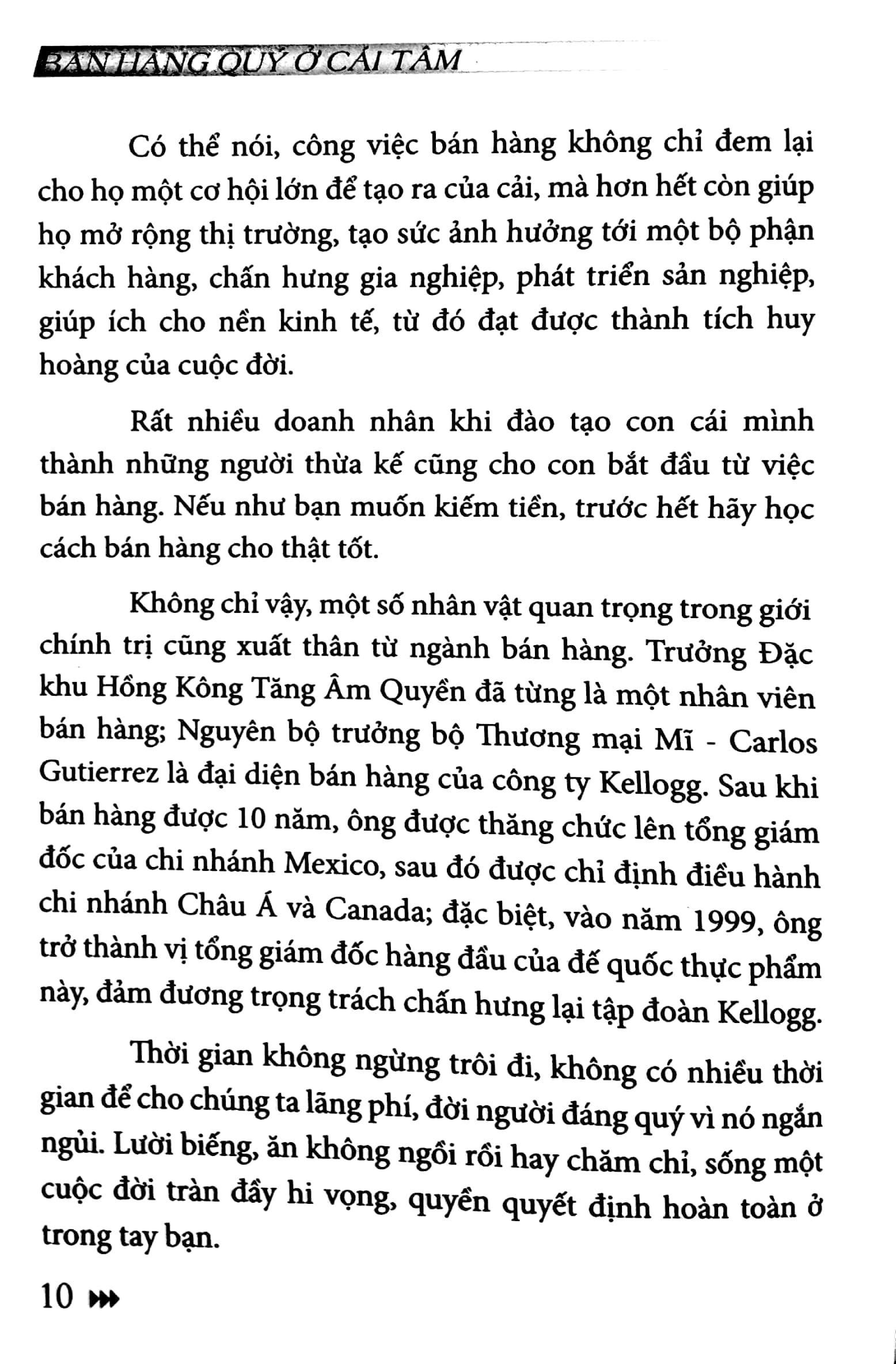 Bán Hàng Quý Ở Cái Tâm