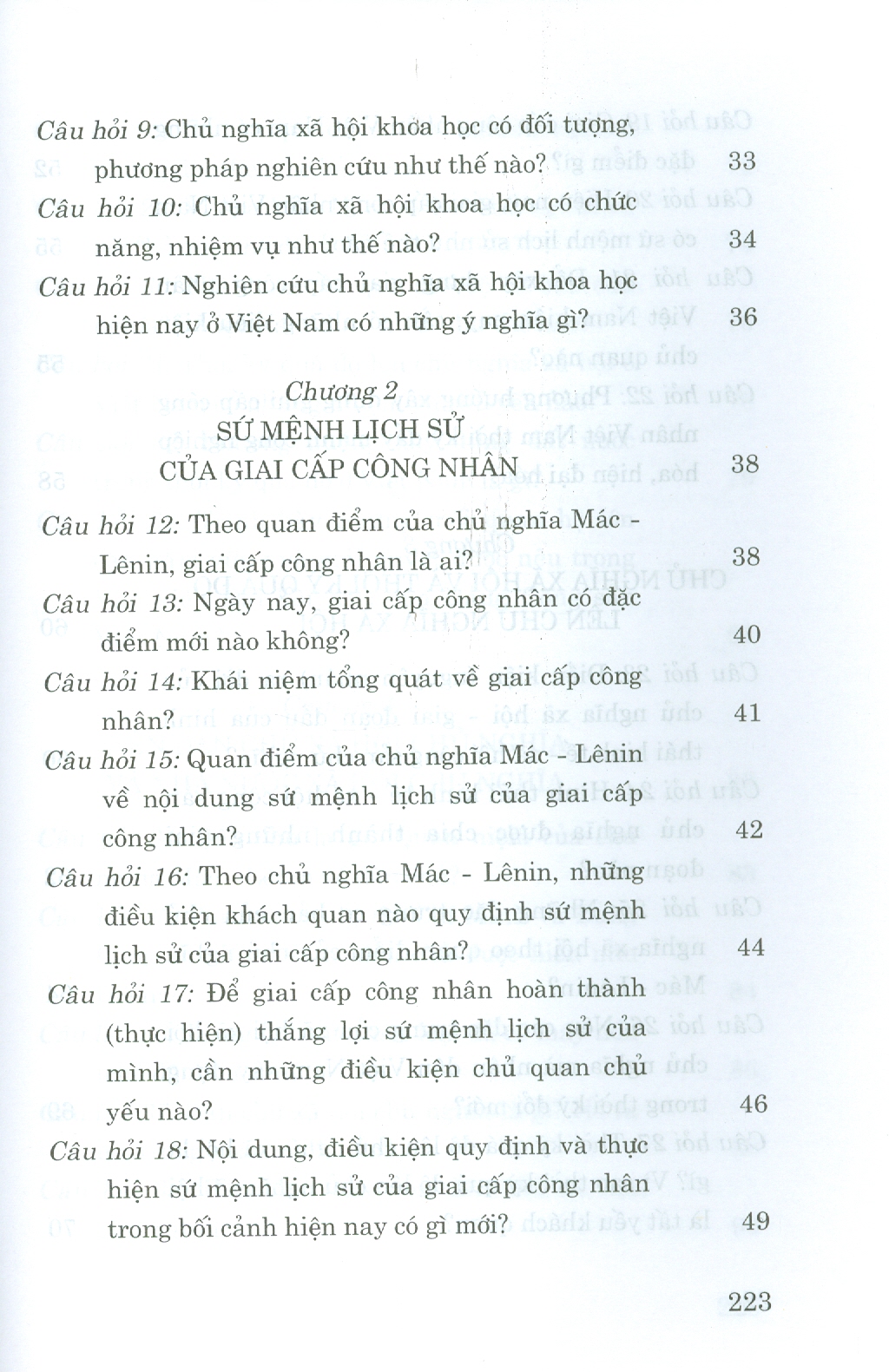 Hỏi - Đáp Môn Chủ Nghĩa Xã Hội Khoa Học