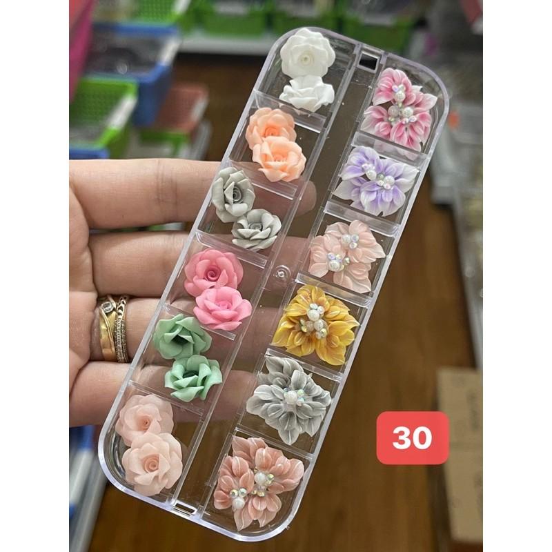 Sét hoa mix giá siêu rẻ” tặng kèm khay đựng”