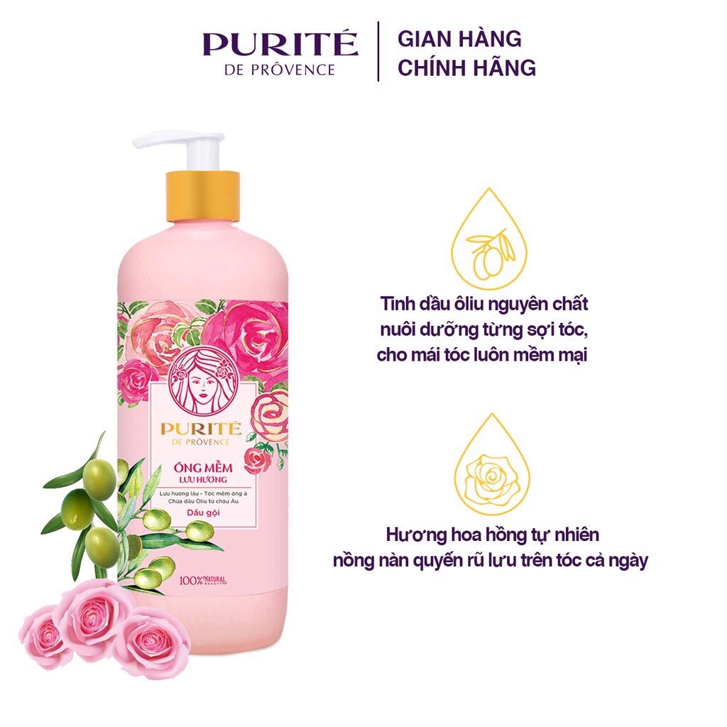 Combo Dầu Gội Purite 600ml và Dầu Xả Purite 150ml