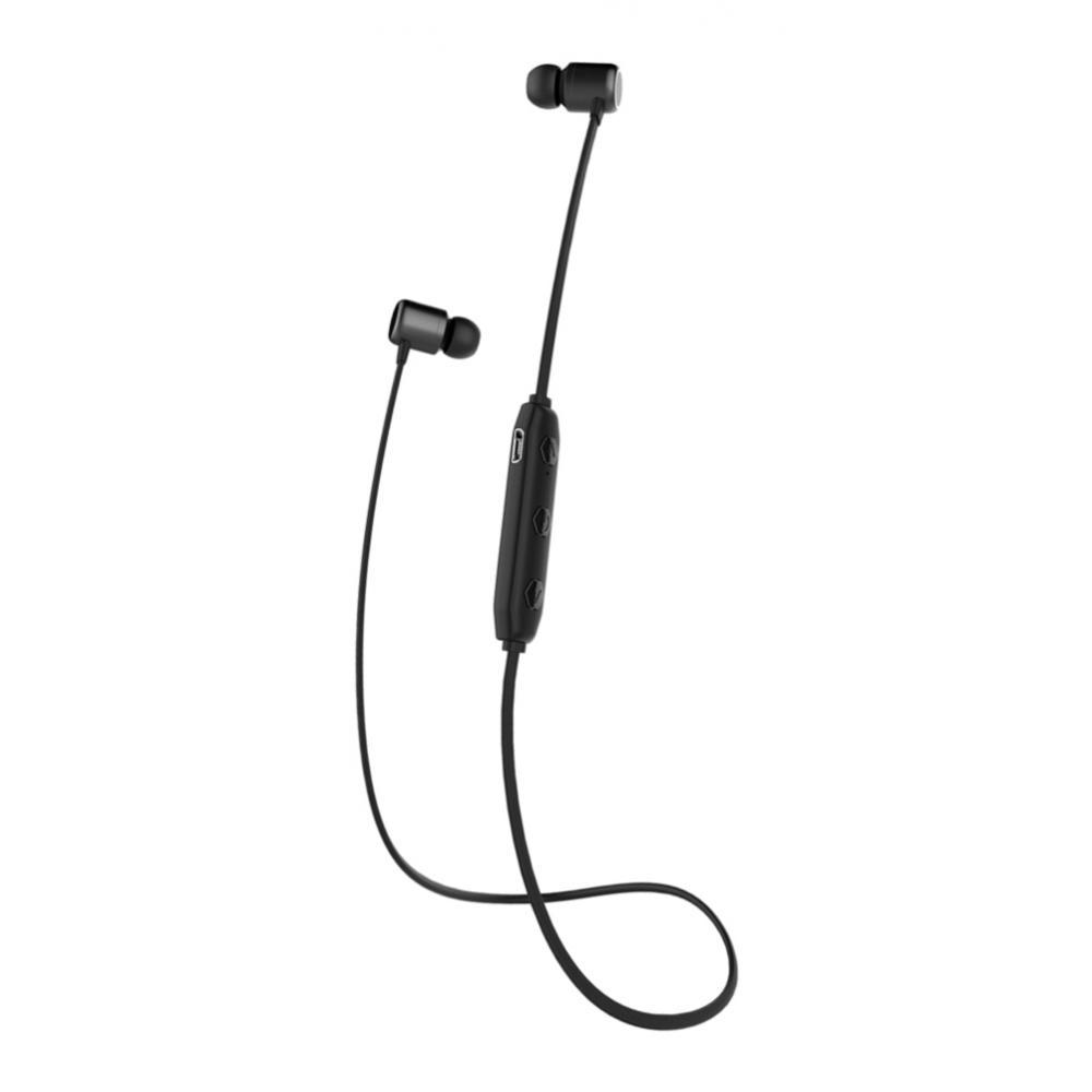 Wireless Headset Neckband Bluetooth5.0 with Microphone Android Black