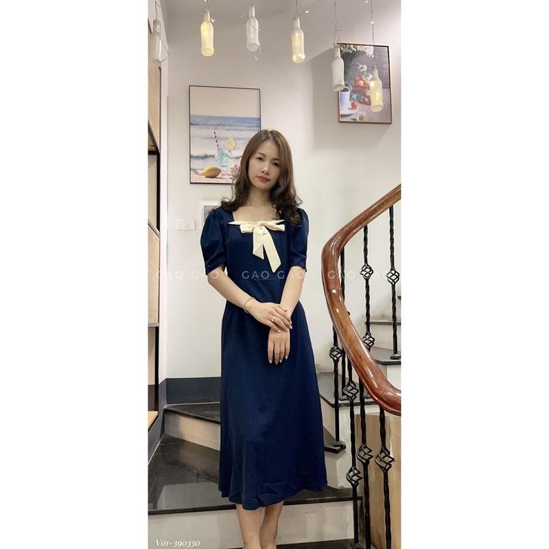V01 Váy tiểu thư cho con bú sz m-xxl KÈM ẢNH THẬT