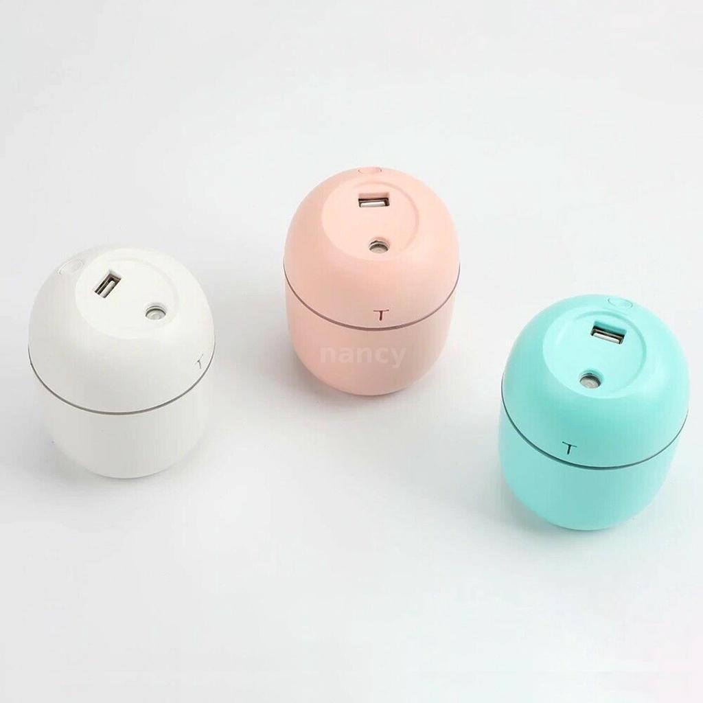 Máy Phun Sương Tạo Độ Ẩm 200ml Tích Hợp Đèn Led 7 Màu Với 2 Chế Độ Điều Chỉnh Độ Sáng