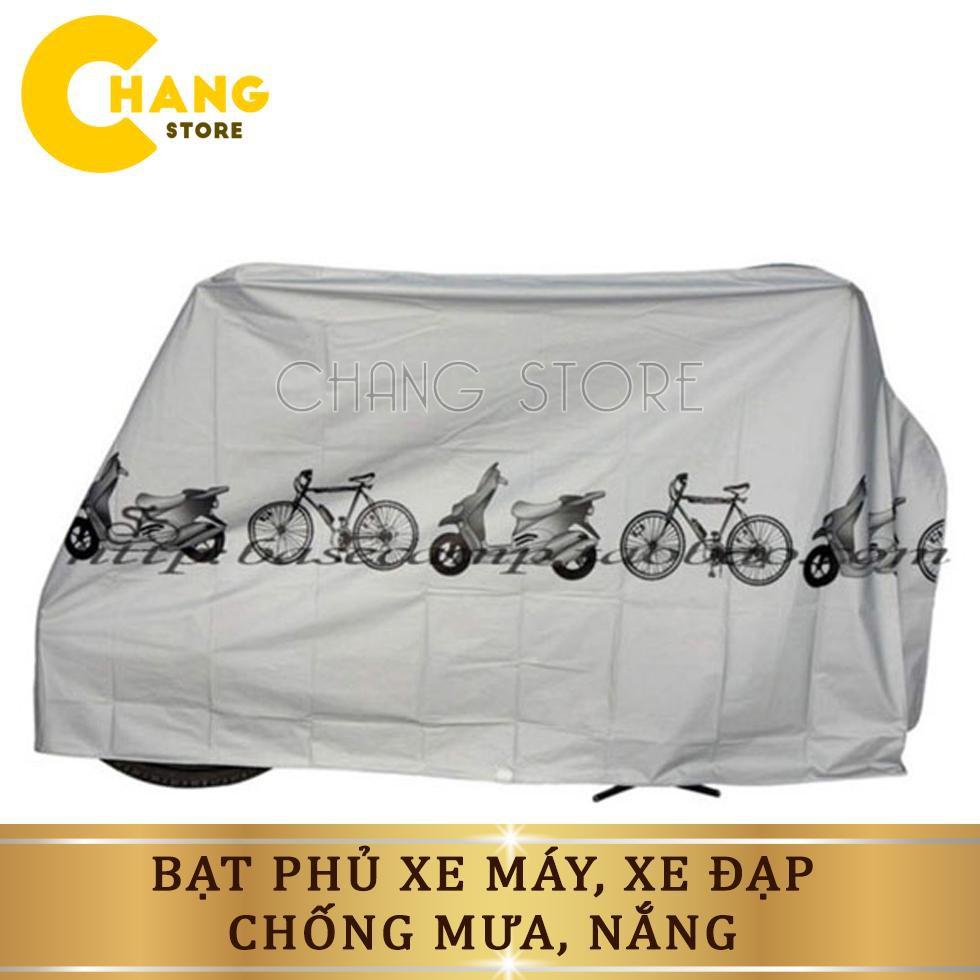 Bạt phủ xe máy, xe đạp kiểu dáng thời trang, đẹp mắt, phù hợp cho các loại xe