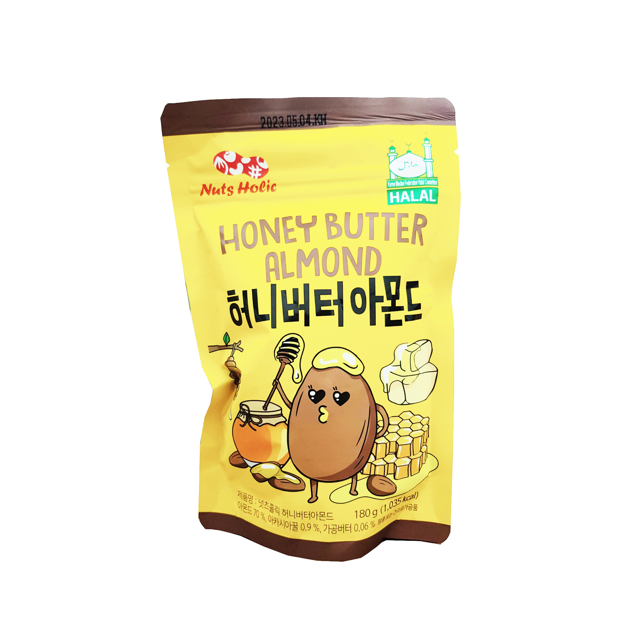 Hạnh Nhân Tẩm Bơ Mật Ong Sunnuts  (180g)