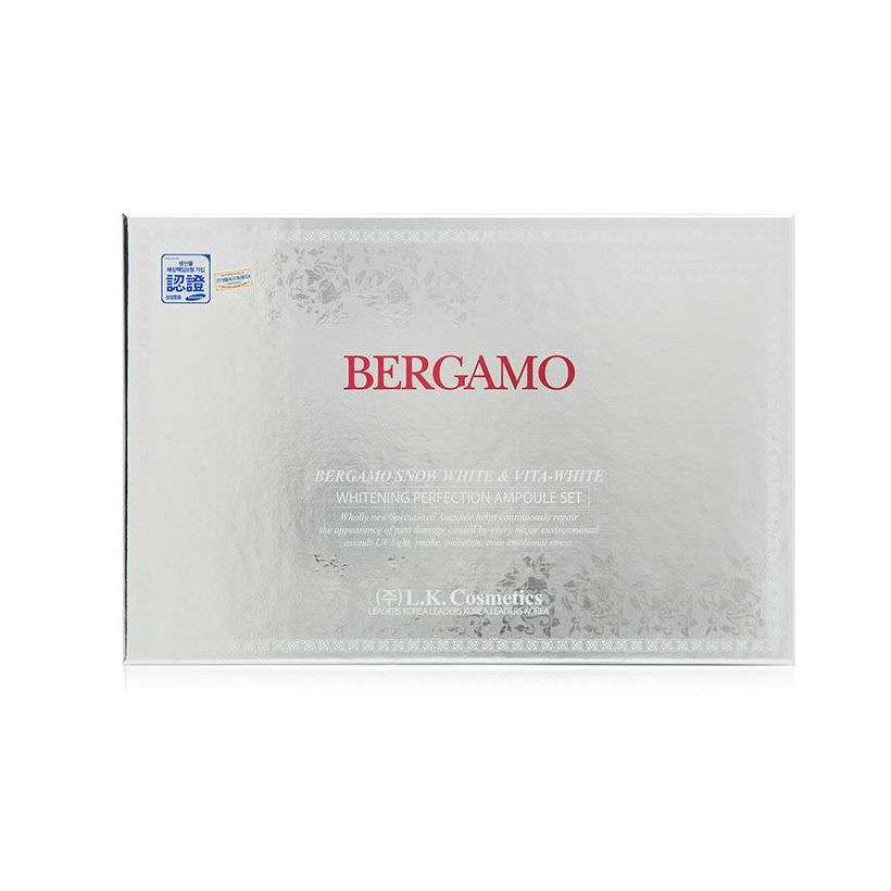 Bộ Tinh Chất Dưỡng Trắng Da Bergamo Snow White &amp; Vita White Geo
