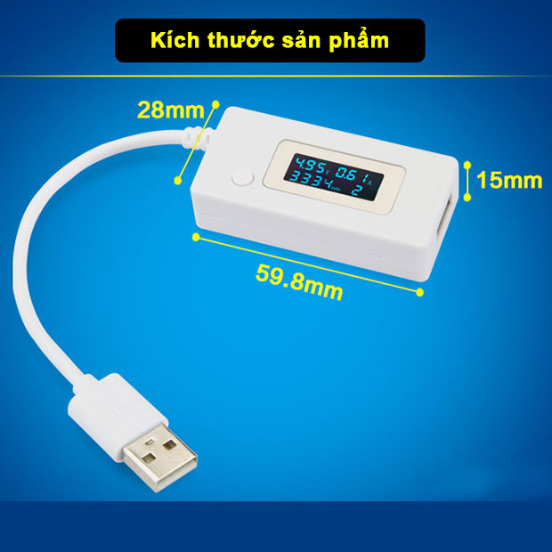 Máy đo dòng điện và điện áp cổng USB KCX-017