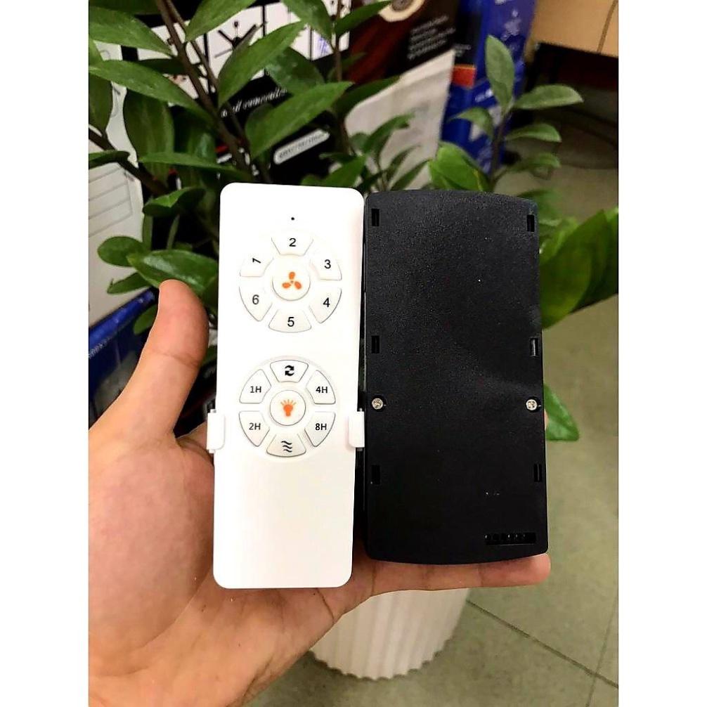 Quạt Trần CERATA 6 tiêu chuẩn mức độ Gió - Công Xuất 90W khuyến mãi kèm theo Móc cao su thiên nhiên Treo Quạt Có Đèn L