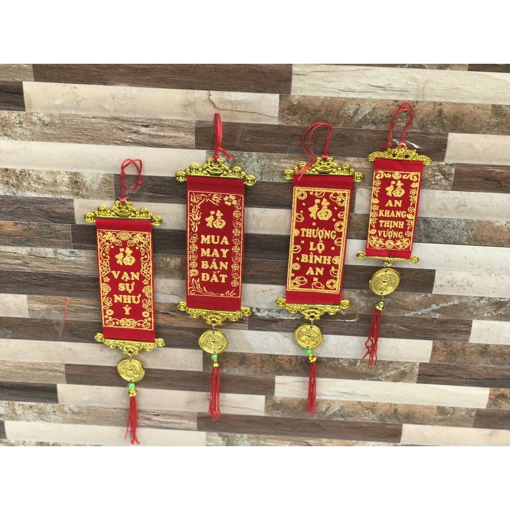 Liễn vải treo tết/ liễn treo tết hình chữ nhật