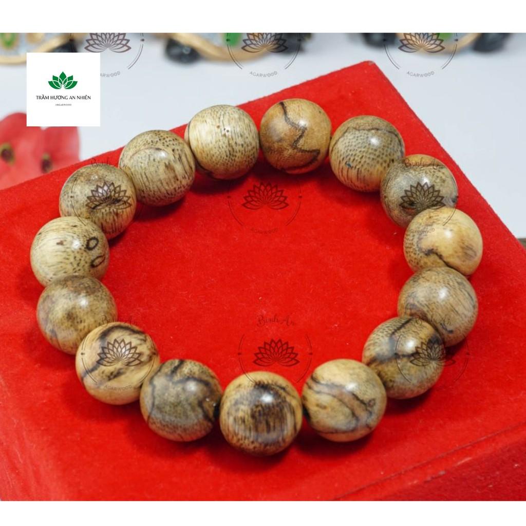 Vòng Tay Trầm Hương - Trầm Tốc Bông Tự Nhiên - 10mm, 12mm, 14mm, 16mm, 18mm - Vòng Tay Phong Thủy