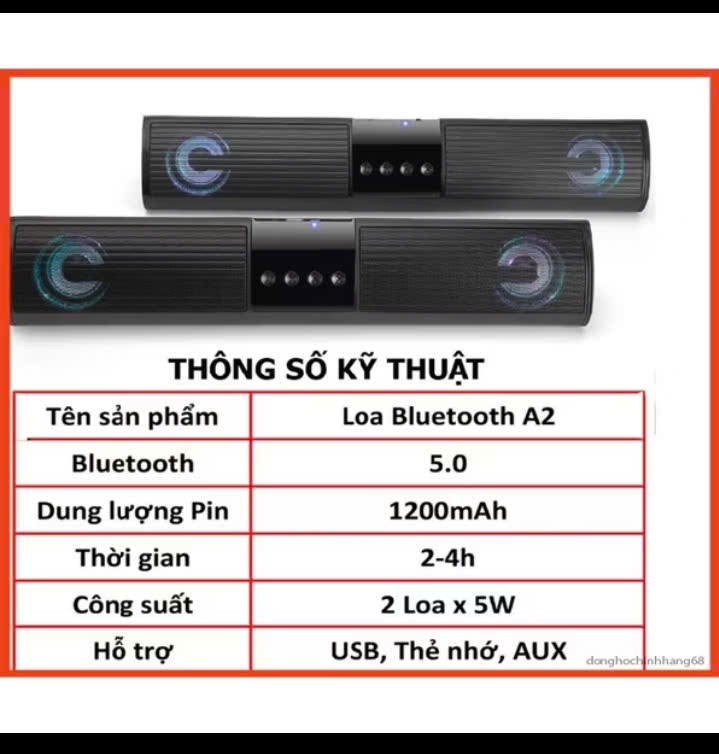 Loa nghe nhạc Bluetooth A2 âm thanh lớn