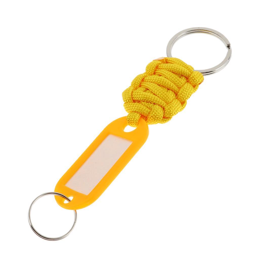 Paracord Lanyard Keychain Carabiner Survival Kit Ring