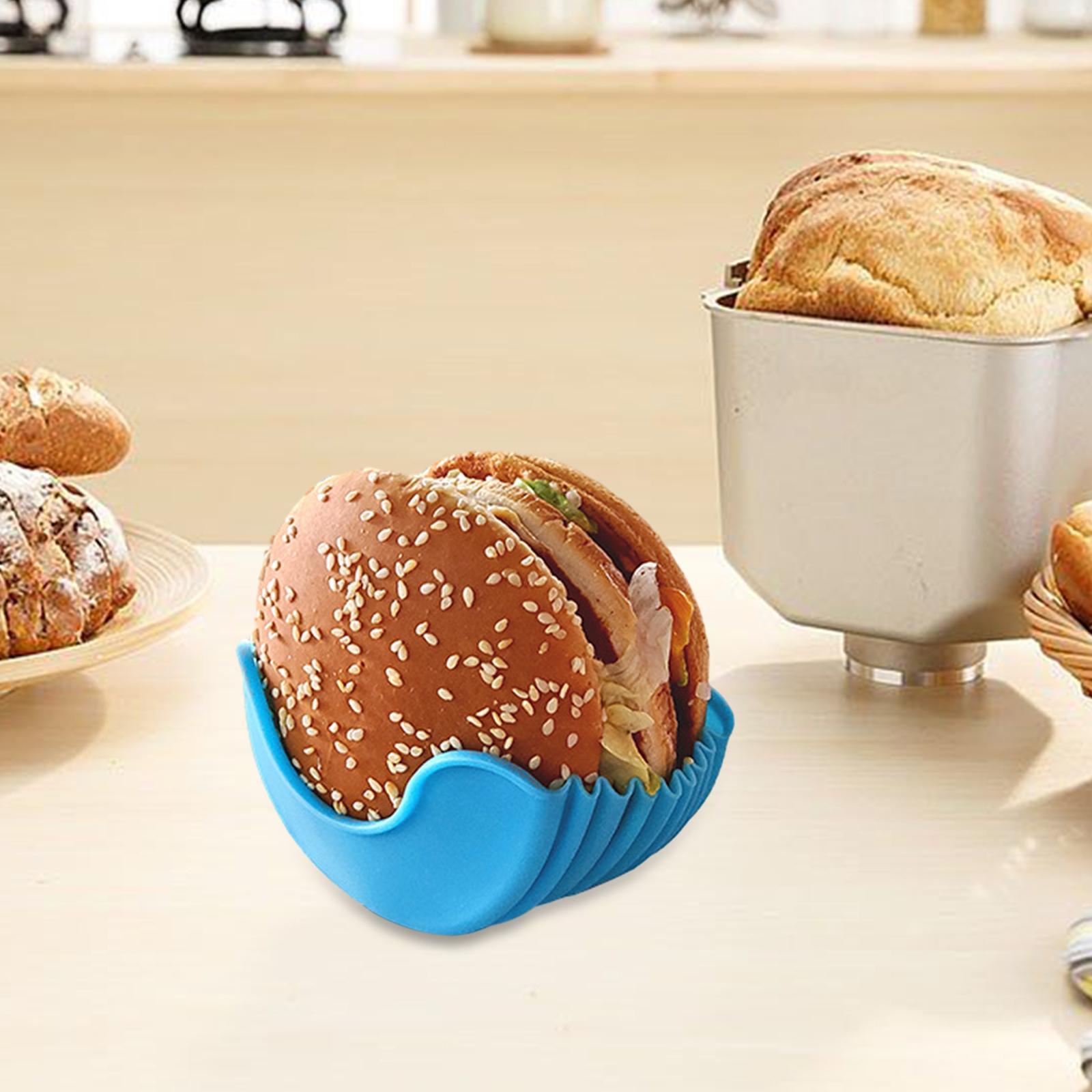 Silicone Hamburger Holder Hamburger Sandwich Burger Holder for