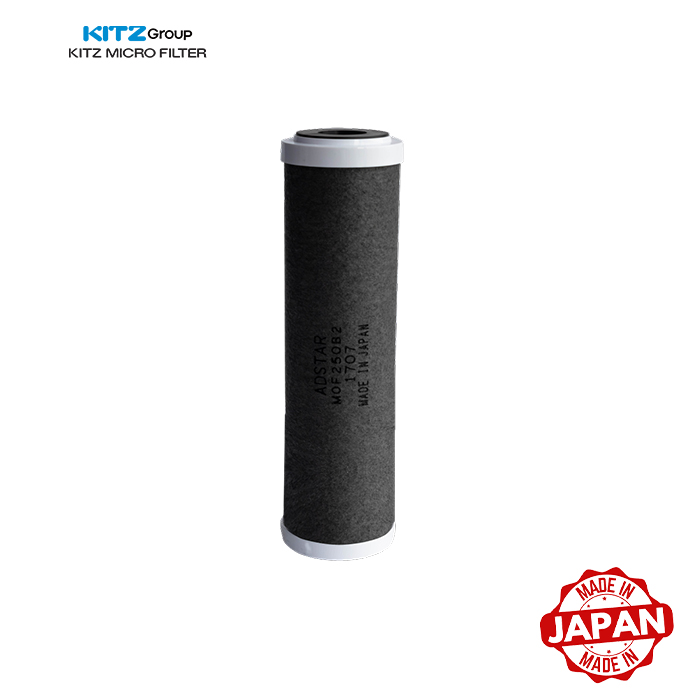 [Hàng chính hãng] Bộ lọc than nén 10&quot; Kitz MOF250B2 (Than hoạt tính)