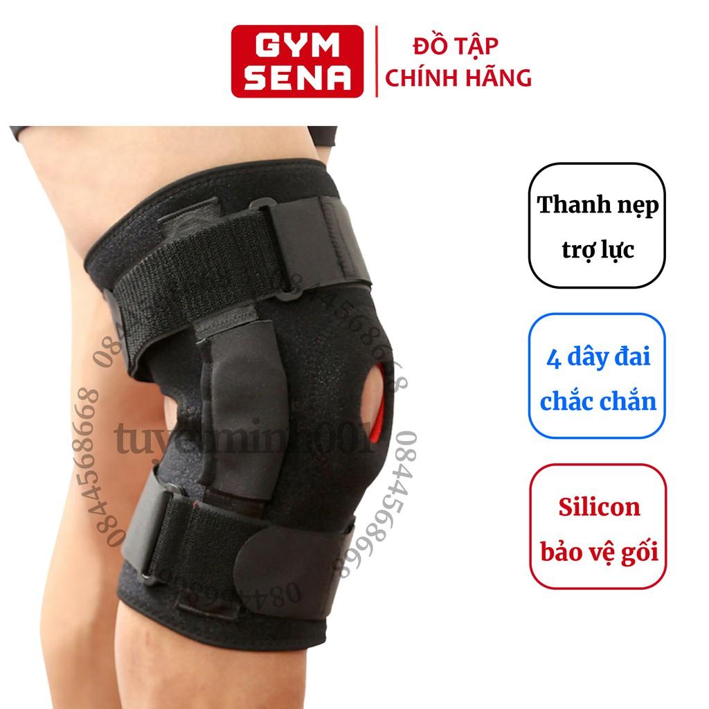 Băng Nẹp Cải Tiến Bảo Vệ Khớp Gối Thể Thao - Đai gối chấn thương có Thép trợ lức