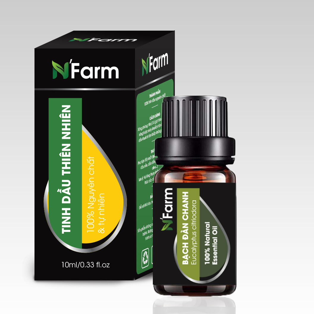 Combo Tinh Dầu Bạc Hà N'Farm, Tinh Dầu Bạch Đàn, Tinh Dầu Bưởi Chùm N'Farm / Tinh Dầu Thiên Nhiên Nguyên Chất, Tinh Dầu Xông Phòng, Thích Hợp Dùng Với Đèn Xông Và Máy Khuếch Tán Tinh Dầu.