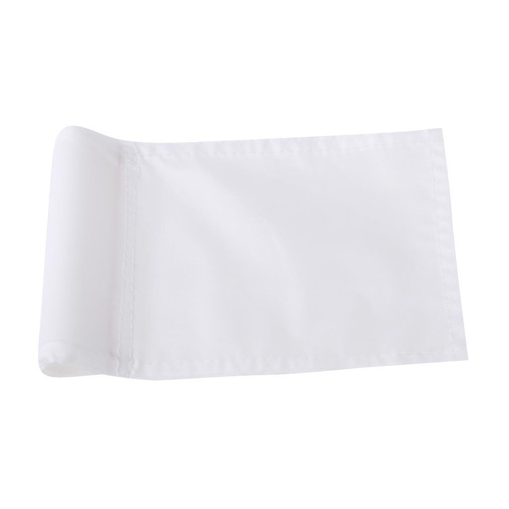 3Pcs Practice Golf Hole Pole Cup Flag,Outdoor Garden Golf Sports Training Aid,Backyard Putting Green Flag Replacement White